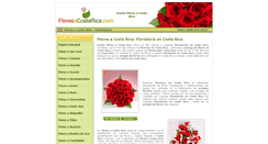 Desktop Screenshot of floresacostarica.com